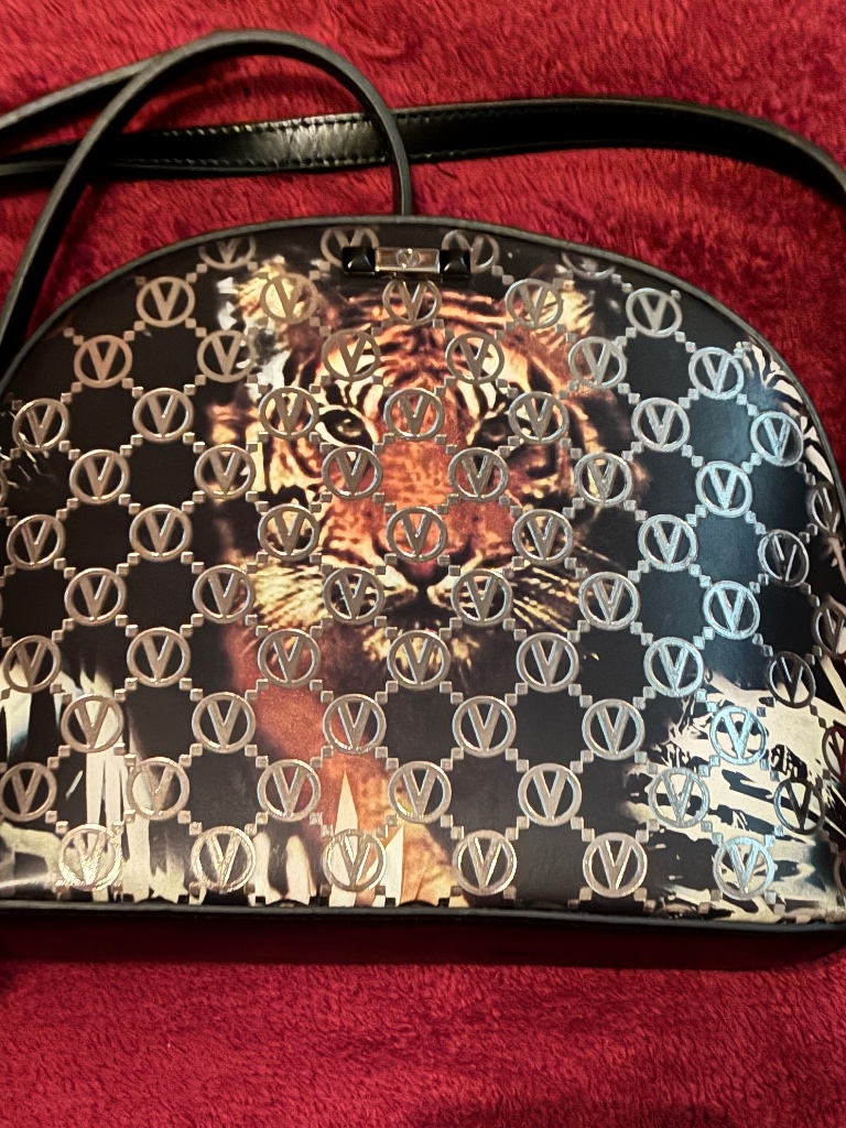 Valentino Lena Tiger Shoulder Bag. A Rare Collector Find. New With Tags.